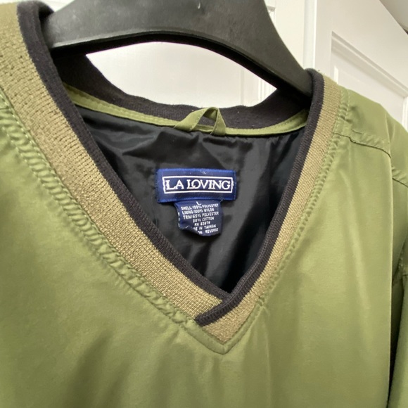 COPY - LA Loving - olive green pullover wind/gold short - Picture 3 of 5